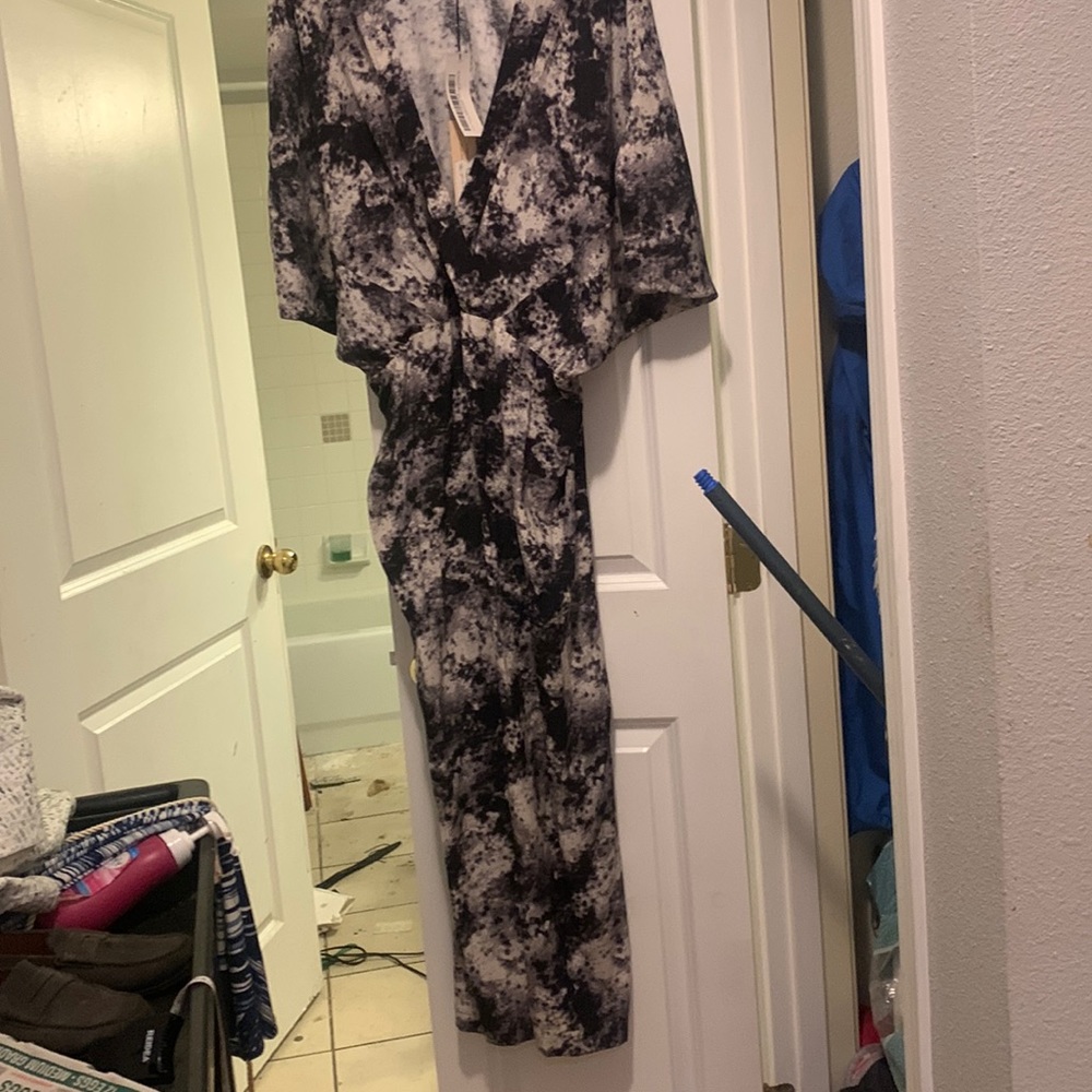 BNWT  Versatile 6-16 Kimono Sleeve Silk Charm Zero Maria Maxi Fashionista Dream